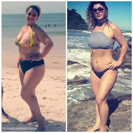 Antes e depois